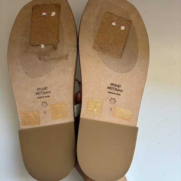 Stuart Weitzman Lalita Harness Leather Flat Sandals Sz 5 $405 - Picture 5 of 6